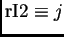$\mbox{rI2}\equiv j$